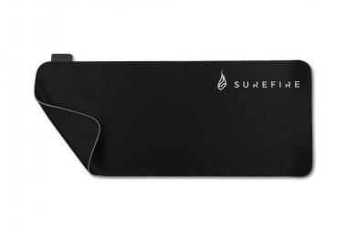 SureFire Silent Flight RGB-680 Gaming-Mauspad, schwarz 