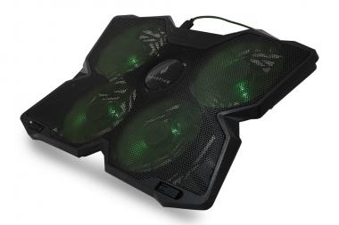 Support de refroidissement pour ordinateur portable SureFire Bora, 43,2cm (17 pouces), 1 200 tr/min, noir 