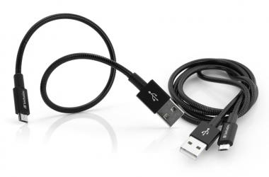 USB-Kabel USB 3.2 Gen 1 (3.1 Gen 1) 1m Micro-USB A  USB A, schwarz 