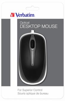 Souris 49019 Office ambidextre, USB Type-A, optique, 1 000 DPI 