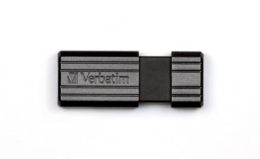 Clé USB PinStripe 4 Go, USB Type-A 2.0, noire 