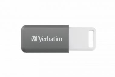 Clé USB V DataBar 128 Go, connecteur USB Type-A 2.0, gris 
