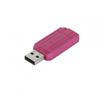 Clé USB PinStripe 128 Go, USB Type-A 2.0, rose 