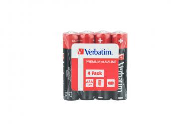 AAA 4er-Pack, Einwegbatterien, Alkali 