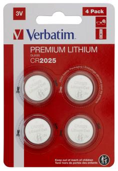 Pile CR2025 à usage unique au lithium 