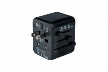 Adaptateur secteur 49543 universel, noir 