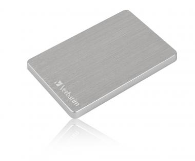 VERBATIM STORENGO ALU SLIM 2.5-Zoll (6,35CM) 1TB USB 3.2 GEN1 SILVER 