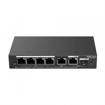 Commutateur PoE Cloud, 4 ports PoE + 2 ports Rj45 + 1 SFP Combo, vitesse de port 10/100/1000 Mbps, 30W par port 802.3af/at 
