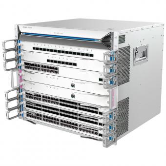 Modularer Chassis-Switch L3, 6 Erweiterungssteckplätze (Gesamtgröße 9 HE) 