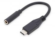 USB Type-C Audio Adapter / Konverter, Type-C/St auf 3.5mm Klinke/Bu 
