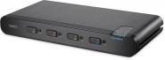 4-Port Advanced Secure KVM Switch, 4x DP, 1x HDMI 