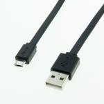 USB 2.0 Kabel, A-Stecker zu Micro-Buchse 