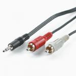 Kabel 3,5mm Stecker zu Cinch (2x Stecker) 