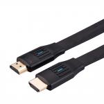 Câble HDMI 8K (7680 x 4320) avec Ethernet, plat, M/M, noir, 1m 
