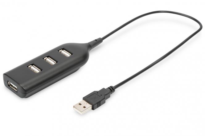 USB 2.0 Hub, 4-Port 