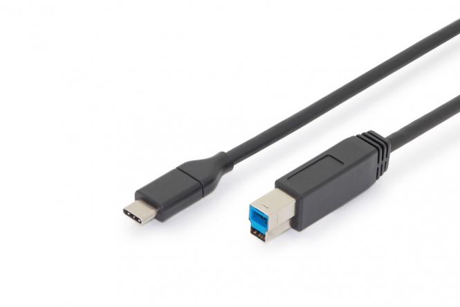 Câble de raccordement USB de Type-C, Gén. 2 Type-C vers B 