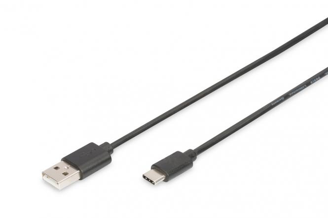 Câble de raccordement USB de type C, type C vers A 