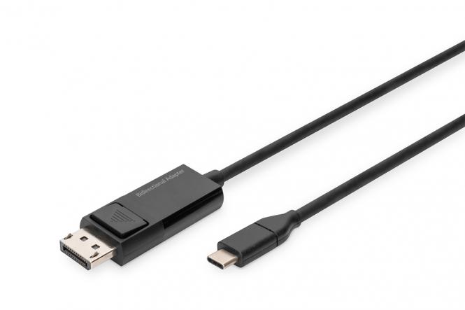 Câble adaptateur bidirectionnel USB type C <=> DisplayPort 