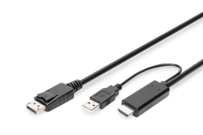 Câble adaptateur HDMI 4K - HDMI vers DisplayPort 