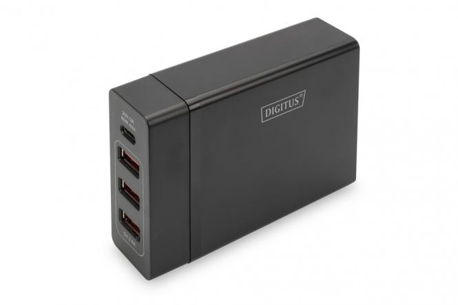 Chargeur USB universel, 4 ports, USB Type-C 