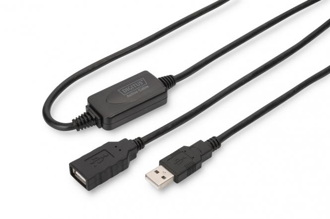 Câble répéteur USB 2.0 DIGITUS®, 15m 