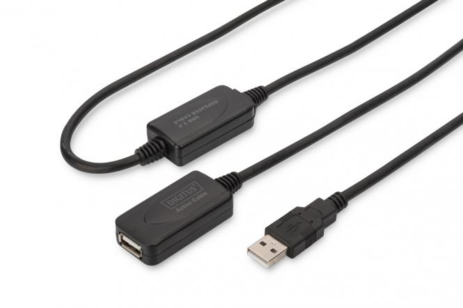 Câble répéteur USB 2.0 DIGITUS®, 20m 