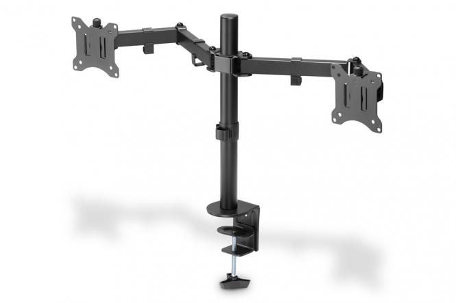 Universal Dual Monitorhalter mit Klemmbefestigung 