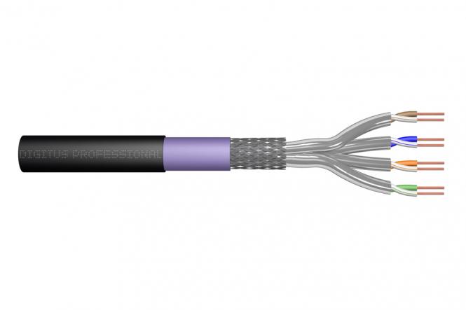 Cat.7 S/FTP Erdverlegekabel, 100m, simplex, PE 