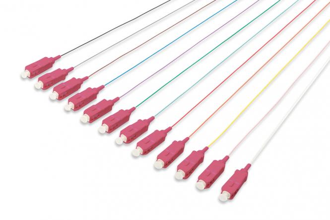 Raccords flexibles colorés SC simplex OM4 