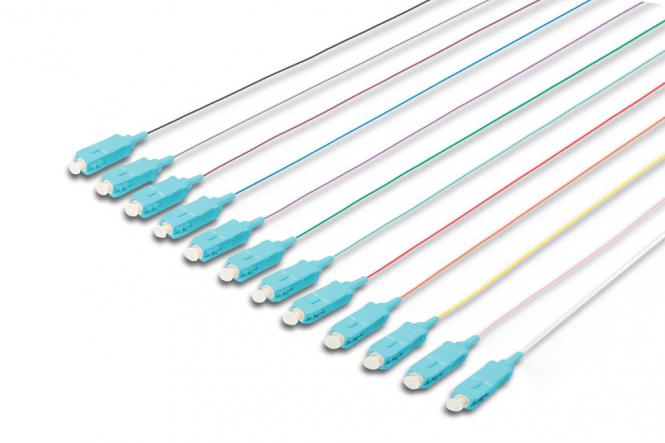 Raccords flexibles colorés SC simplex OM3 