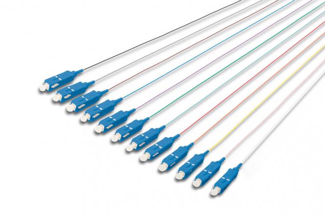 Raccords flexibles colorés SC simplex OS2 