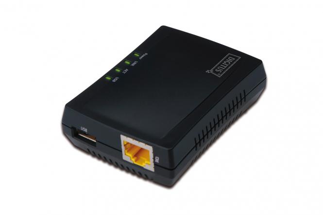 1-Port USB 2.0 Multifunction Network Server 