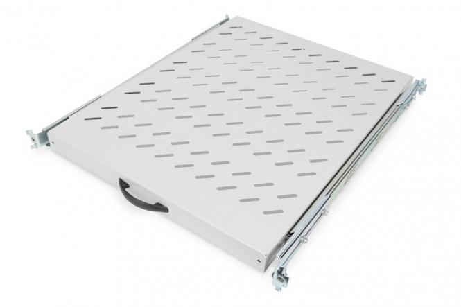 Ausziehbarer Fachboden für 483mm (19-Zoll)-Schränke 