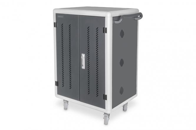 Armoire de charge mobile pour ordinateurs portables / tablettes jusqu'à  15,6 pouces, synchronisation des données, UV-C 
