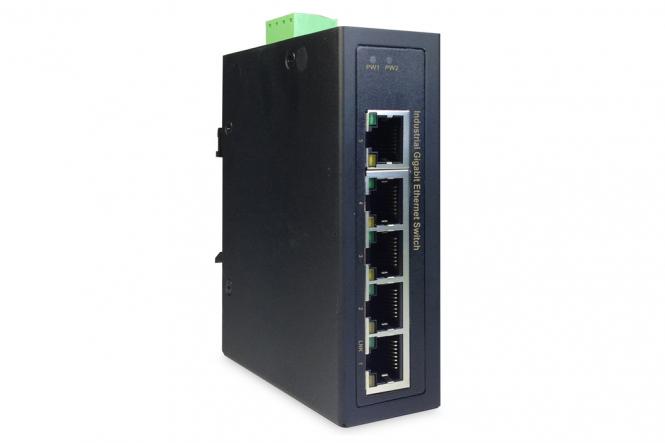 Commutateur Gigabit industriel, 5 ports 