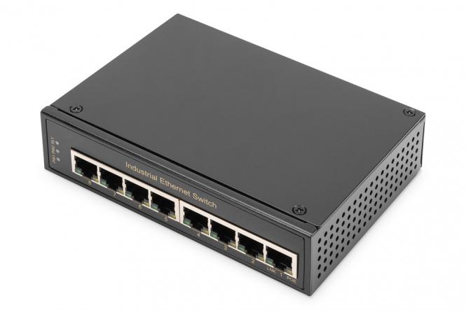 Commutateur Gigabit industriel, 8 ports 