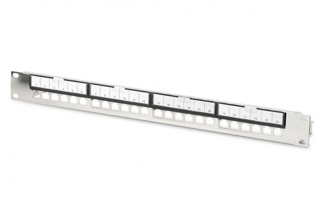 Panneau de brassage modulaire, 24 ports 