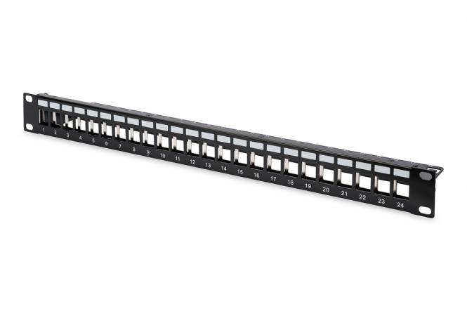 Panneau de brassage modulaire, 24 ports 