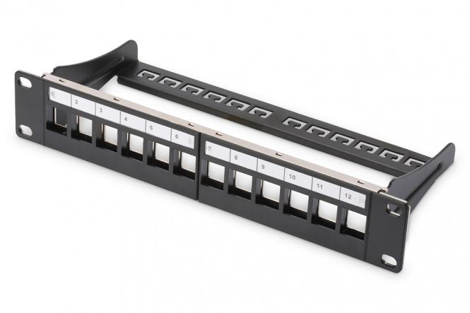 Panneau de brassage modulaire, 8 ports 