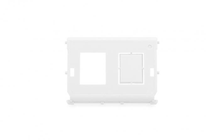 Utilisation de prise de connexion des données pour modules Keystone, IP44, montage en saillie avec couvercle à  charnière 