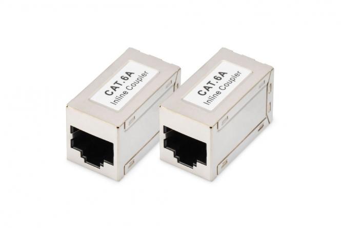 Coupleur modulaire CAT 6A, blindé - 2 pièces 