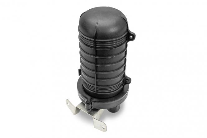 Fiber optic dome closure, 48 fibers 