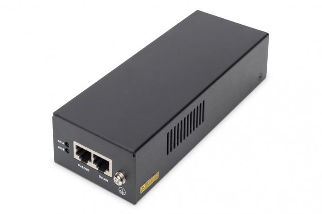 Injecteur PoE++ Gigabit Ethernet, 802.3bt, 85 W 