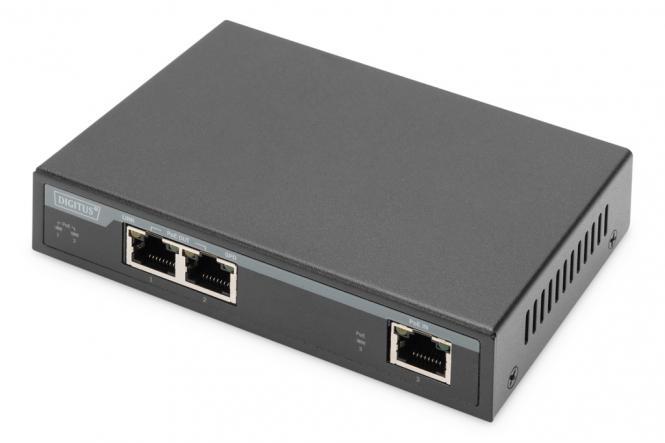 2 Port Gigabit 4PPoE Extender, 802.3at, 60W 