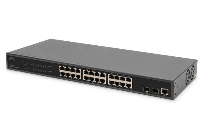 Commutateur 24 ports L2 Managed Gigabit Ethernet PoE 