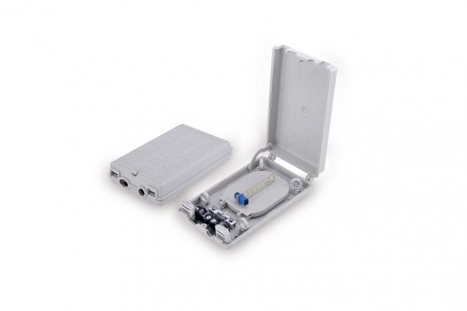 Fiber Optic Outdoor Distribution Box, 8x SC SX 