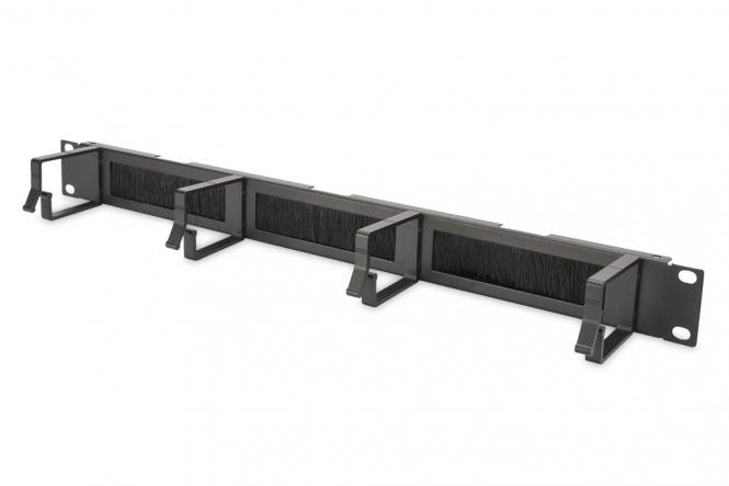 Cable Management Panel with Brush Entries for 483mm (19-pouces) Cabinets, 1U 