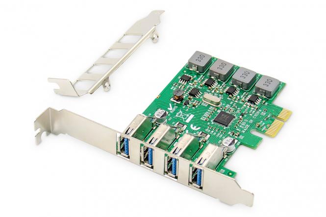 4-Port USB 3.0 PCI Express Add-On Karte 