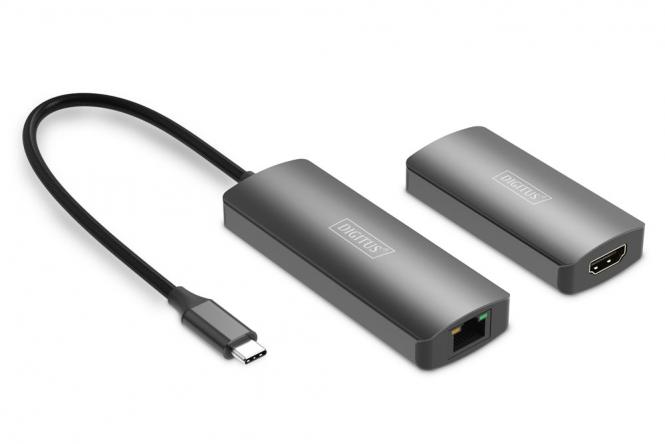 Extenseur vidéo 4K (USB-C - HDMI), 30m 