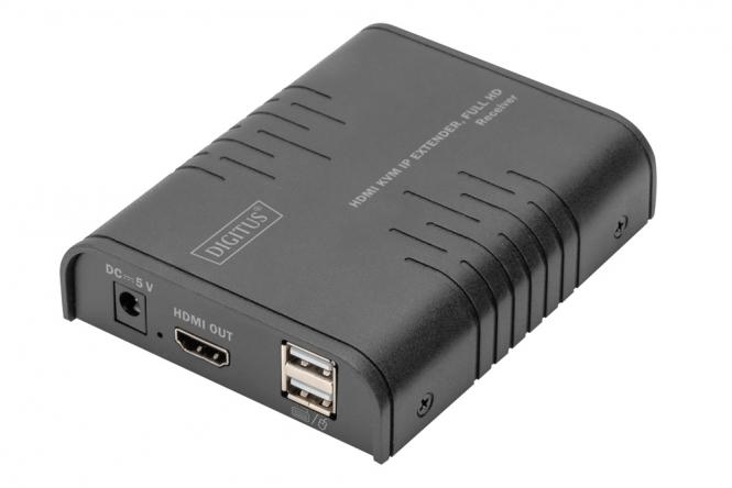 HDMI KVM IP Extender Récepteur, Full HD 